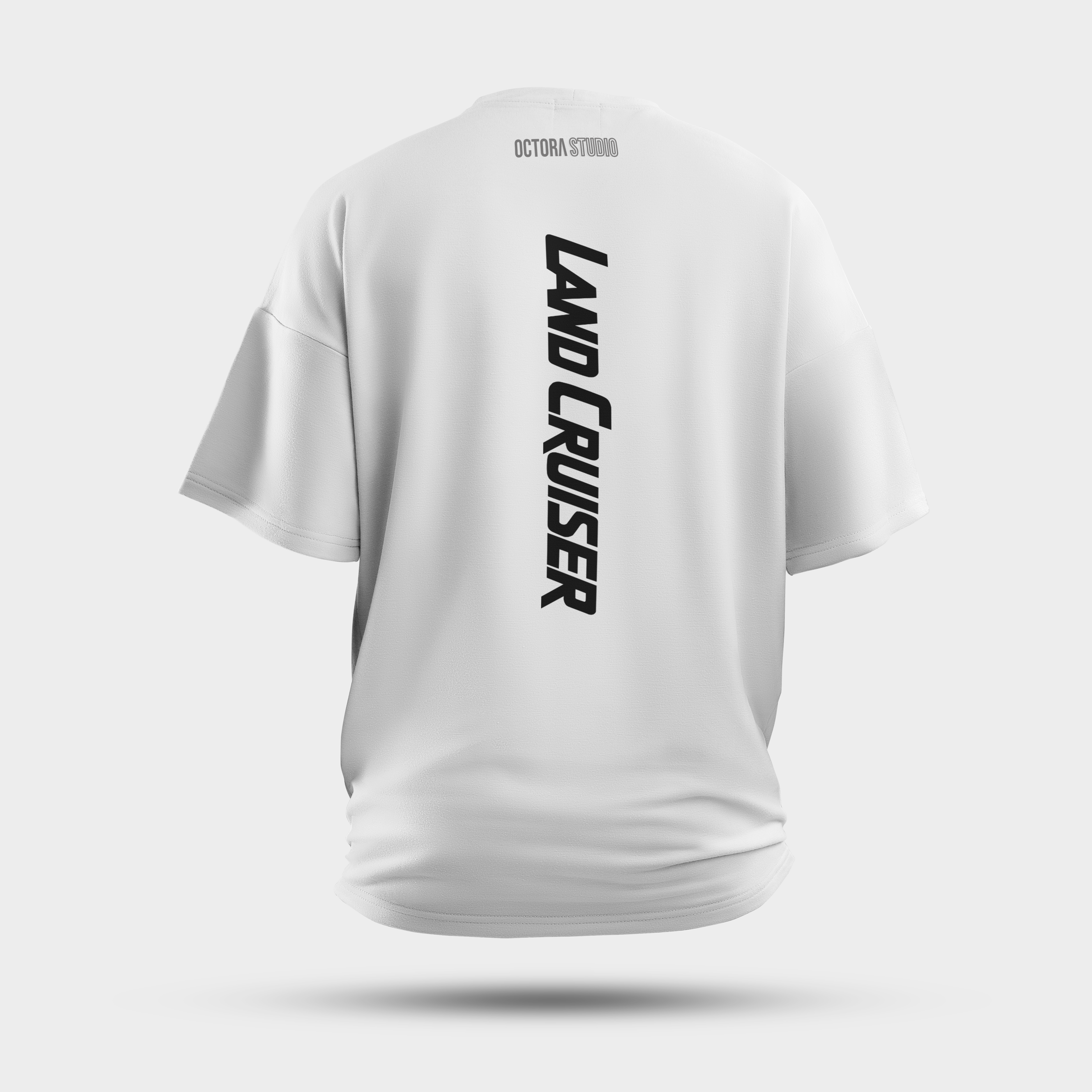 Octora Oversized Printed T-Shirt – Land Cruiser Edition | 100% Cotton Heavyweight (240–260 GSM)