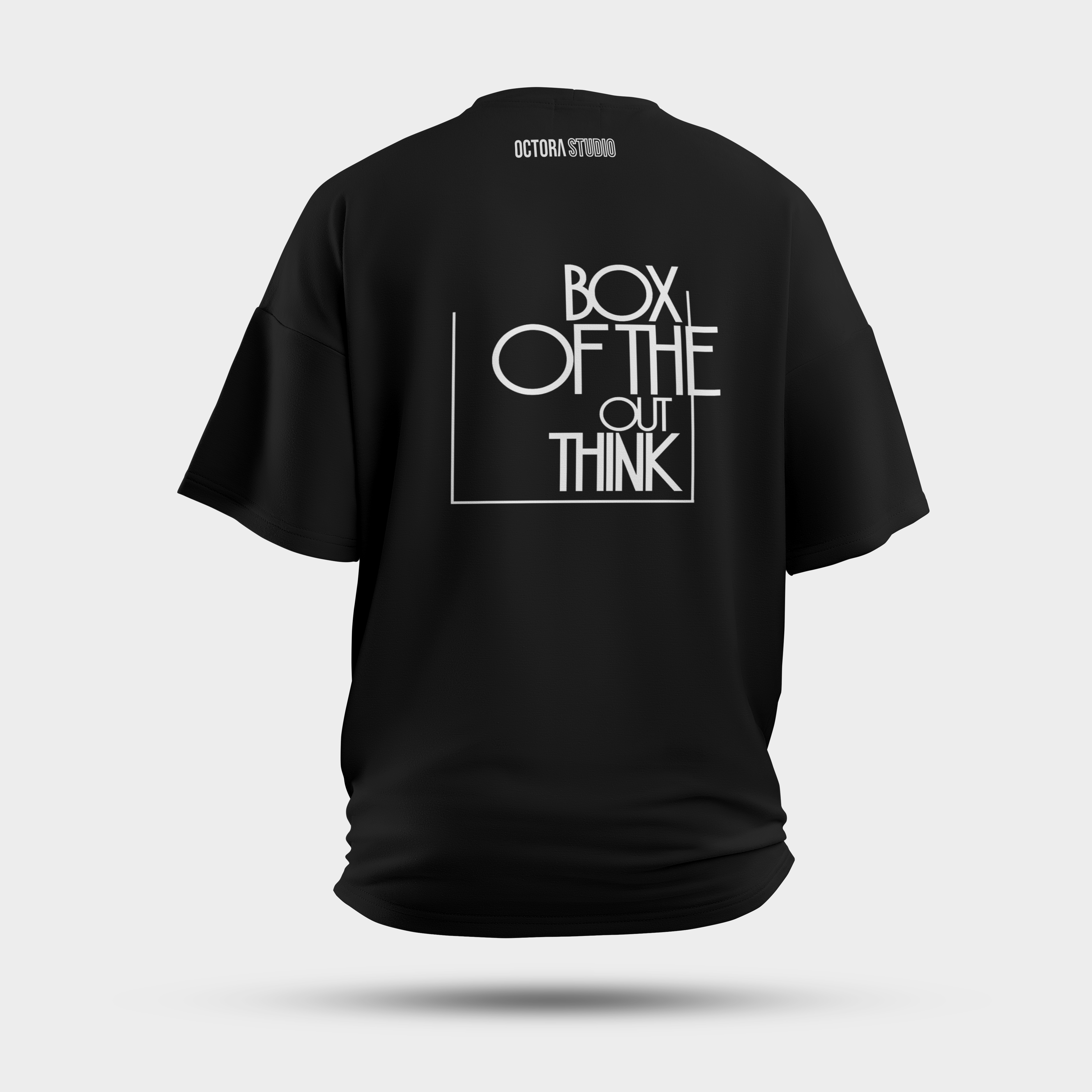 Octora Oversized T-Shirt – Think Out of the Box Edition | 100% Cotton Heavyweight (240–260 GSM)
