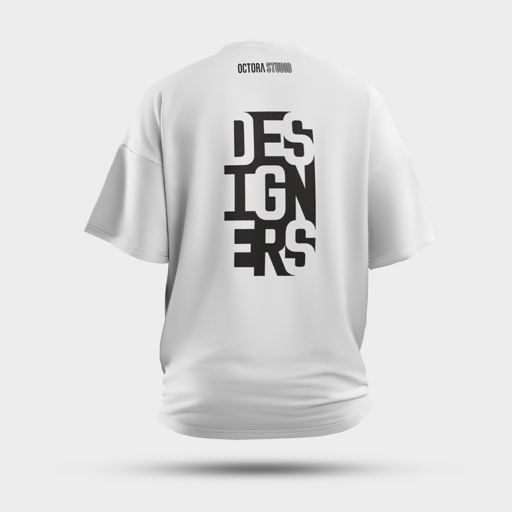 Octora Oversized T-Shirt – Designer’s Mind Edition | 100% Cotton Heavyweight (240–260 GSM)