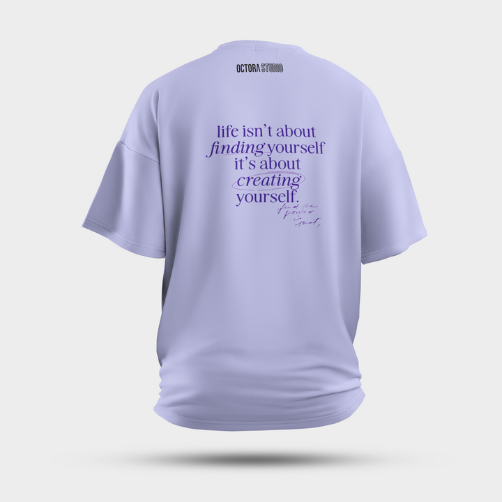 Octora Oversized T-Shirt – Create Yourself Edition | 100% Cotton Heavyweight (240–260 GSM)