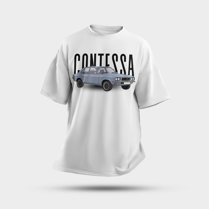 Octora Oversized Printed T-Shirt – Contessa Edition | 100% Cotton Heavyweight (240–260 GSM)
