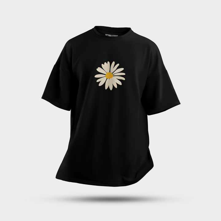 Octora Oversized T-Shirt – Daisy Core Edition | 100% Cotton Heavyweight (240–260 GSM)