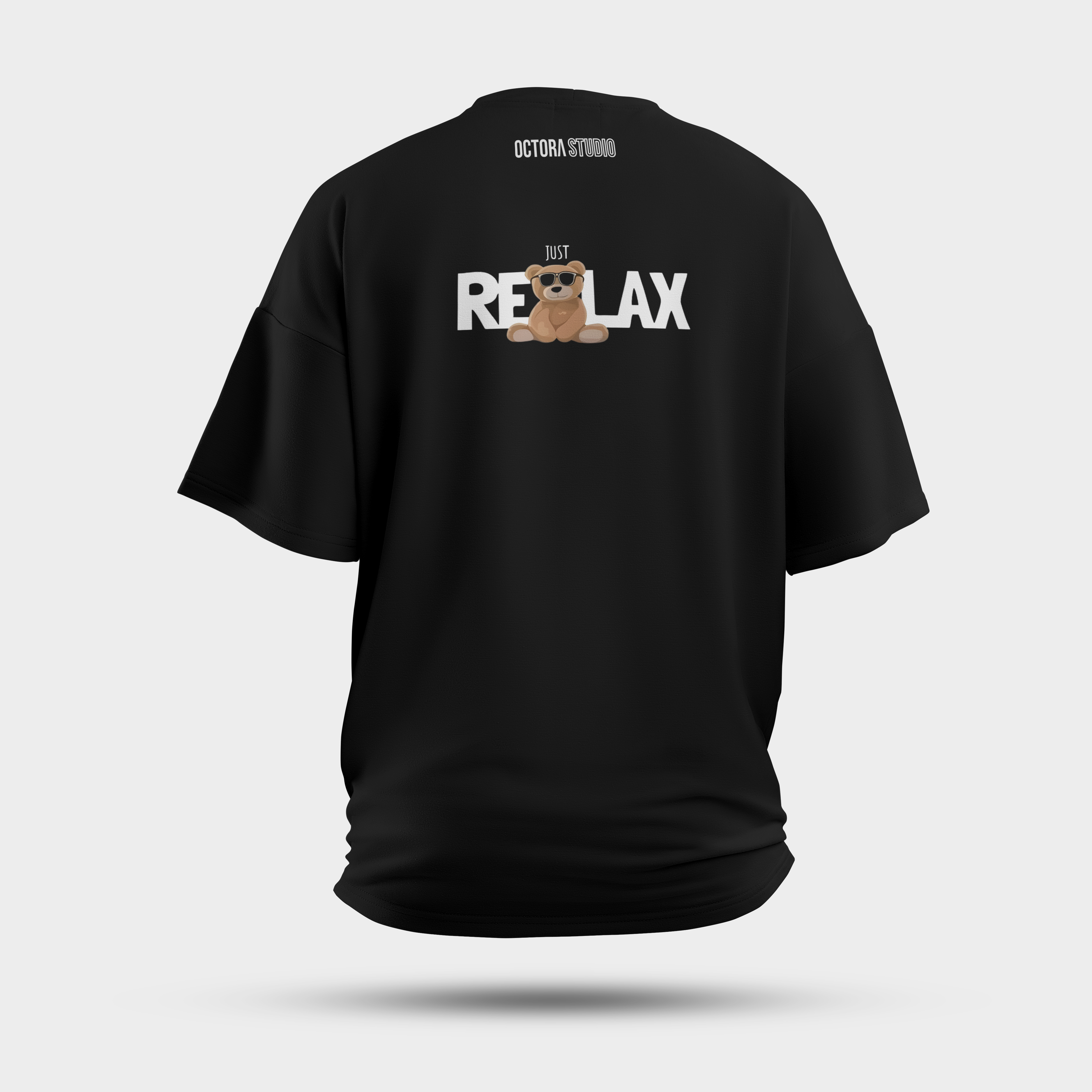 Octora Oversized T-Shirt – Just Relax Edition | 100% Cotton Heavyweight (240–260 GSM)