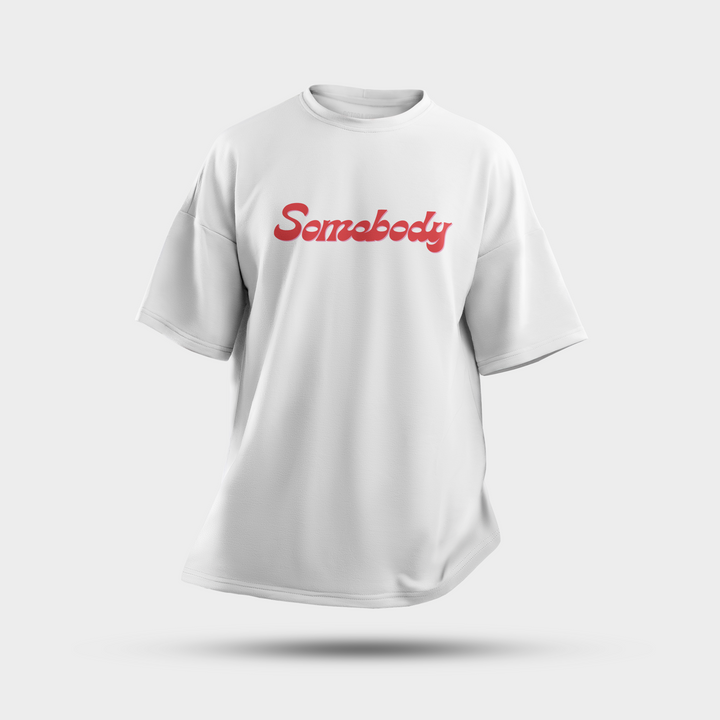 Octora Oversized Printed Couple T-Shirt Set – “Somebody / Somebody’s Problem” Edition | 100% Cotton Heavyweight (240–260 GSM)