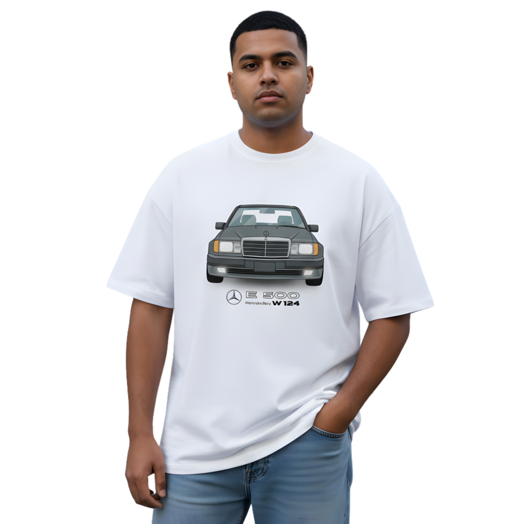 Octora Oversized Printed T-Shirt – E 500 Edition | 100% Cotton Heavyweight (240–260 GSM)