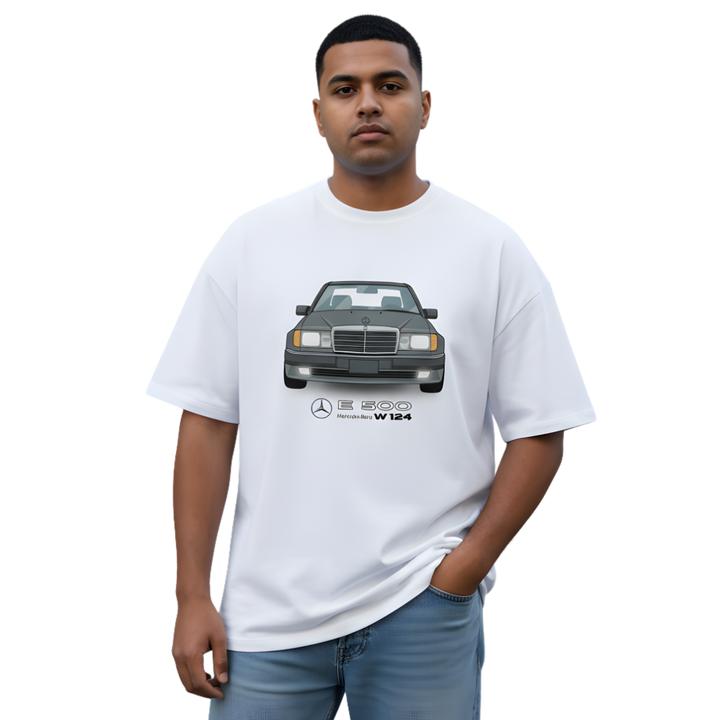 Octora Oversized Printed T-Shirt – E 500 Edition | 100% Cotton Heavyweight (240–260 GSM)