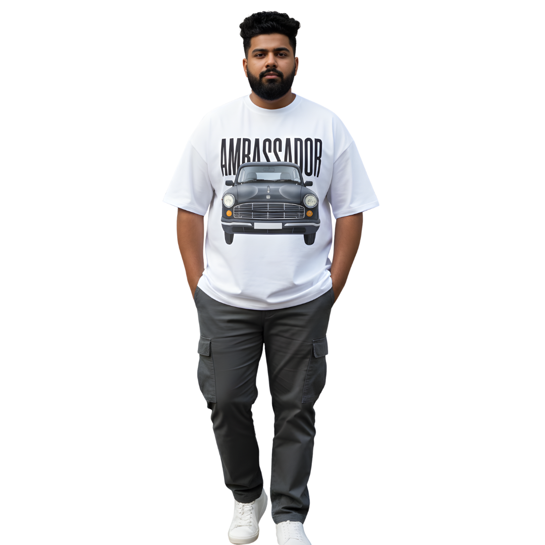 Octora Oversized Printed T-Shirt – Ambassador Edition | 100% Cotton Heavyweight (240–260 GSM)