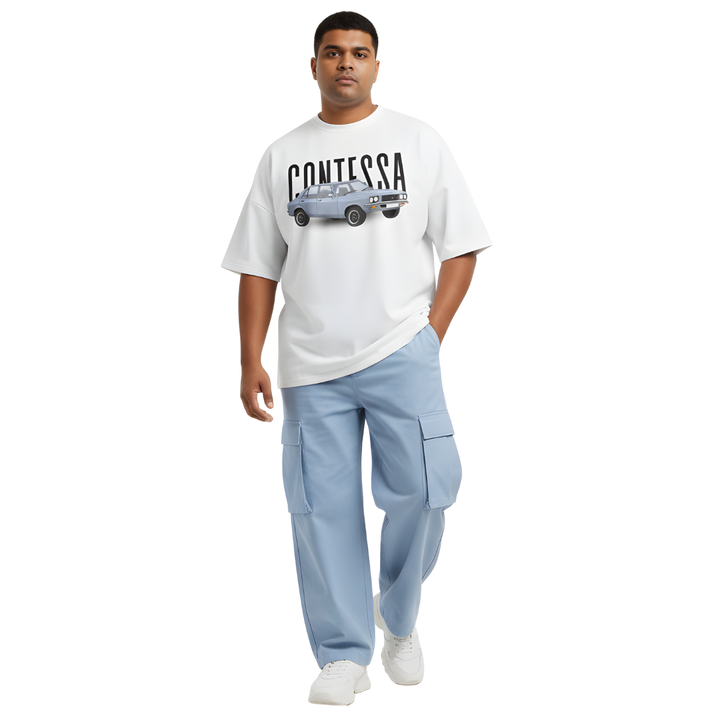 Octora Oversized Printed T-Shirt – Contessa Edition | 100% Cotton Heavyweight (240–260 GSM)