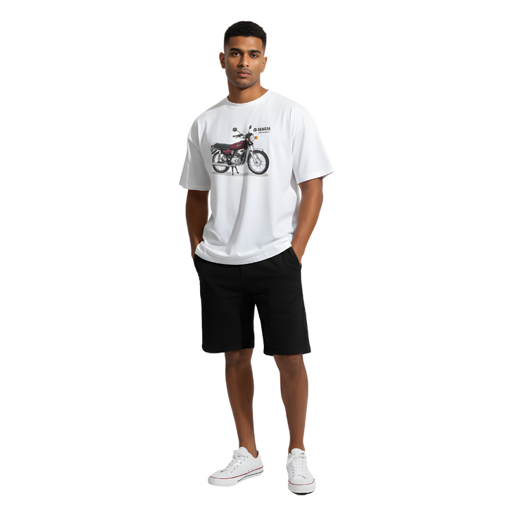 Octora Oversized Printed T-Shirt – RX100 Edition | 100% Cotton Heavyweight (240–260 GSM)