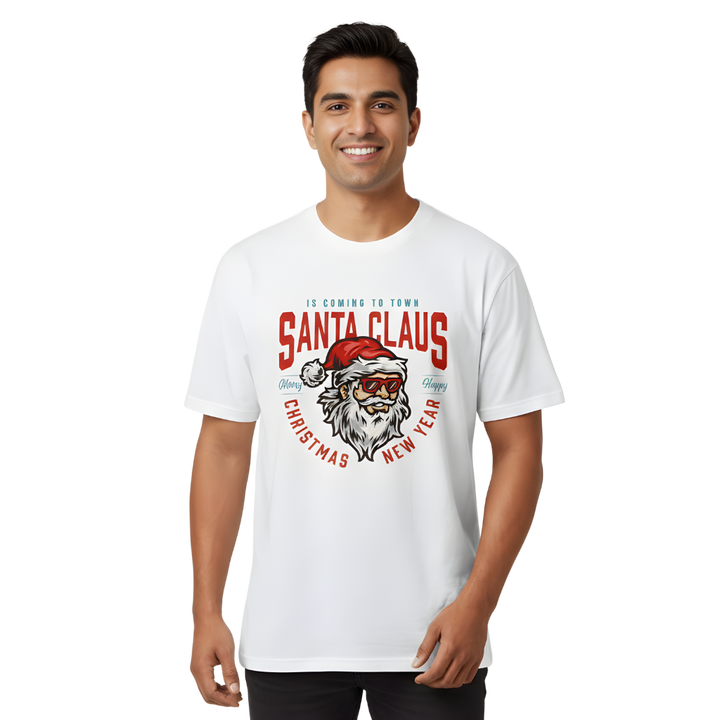 Vintage Santa Claus Retro Oversized Christmas T-Shirt – Holiday Streetwear