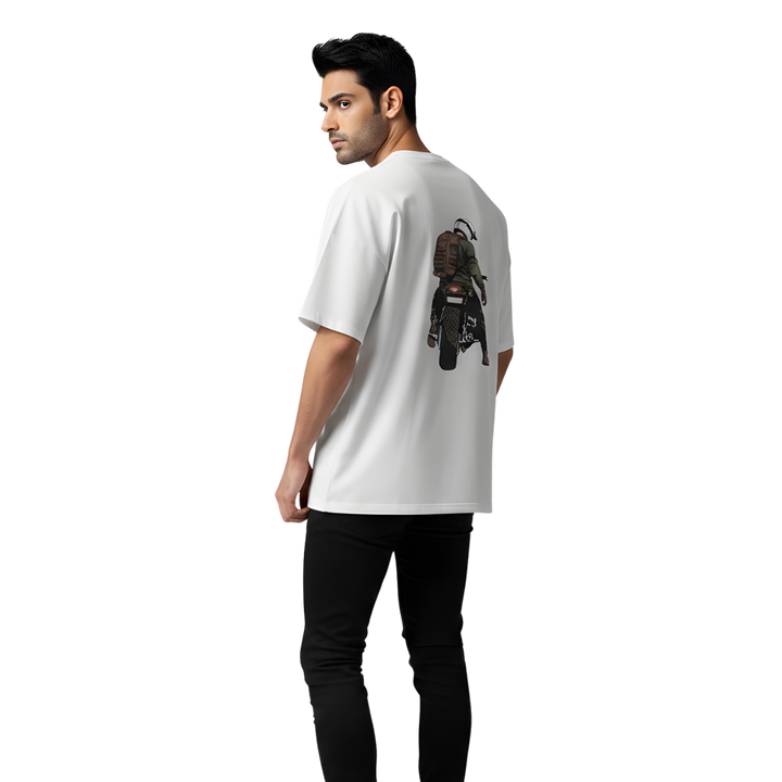 Octora Oversized T-Shirt – The Rider Edition | 100% Cotton Heavyweight (240–260 GSM)