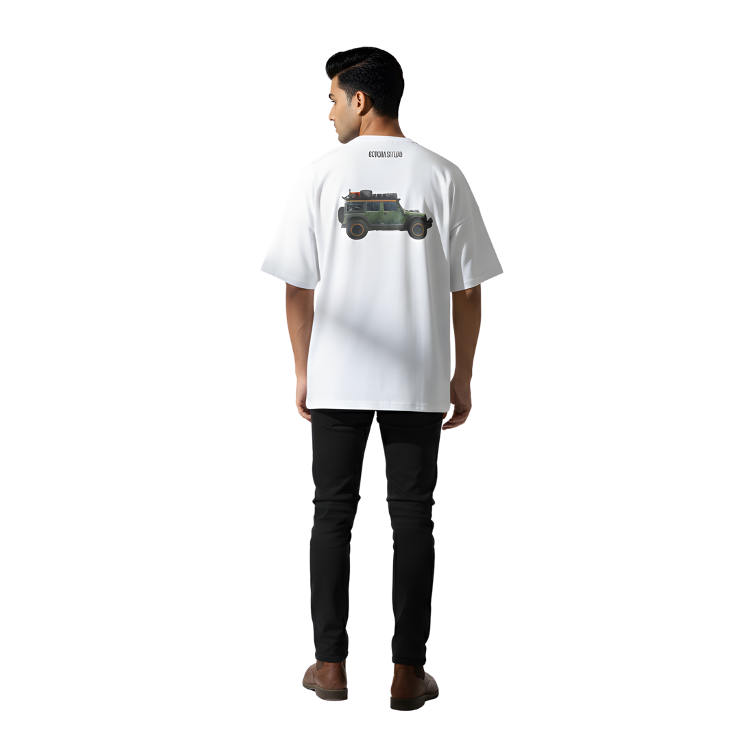 Octora Oversized T-Shirt – Off-Road Spirit Edition | 100% Cotton Heavyweight (240–260 GSM)
