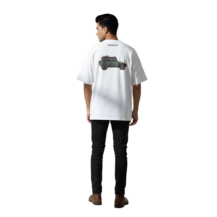 Octora Oversized T-Shirt – Off-Road Spirit Edition | 100% Cotton Heavyweight (240–260 GSM)