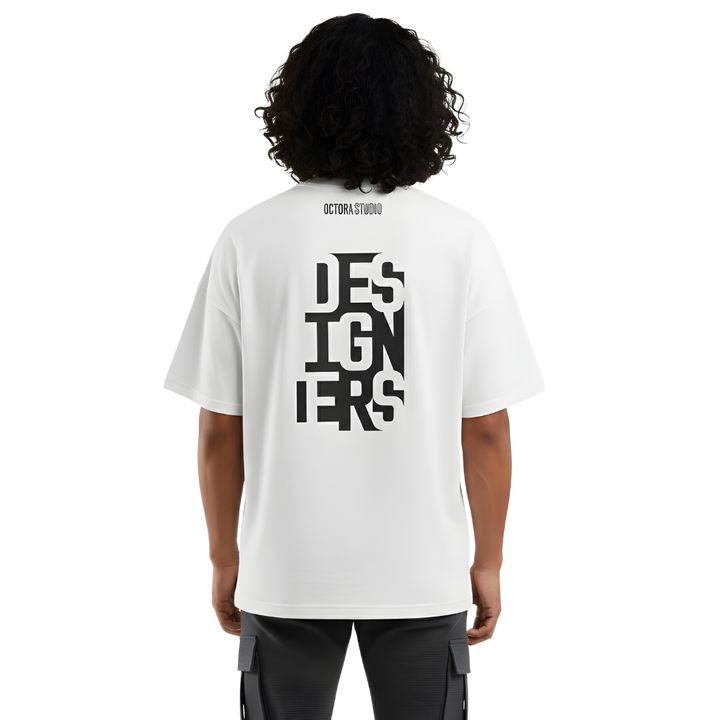 Octora Oversized T-Shirt – Designer’s Mind Edition | 100% Cotton Heavyweight (240–260 GSM)
