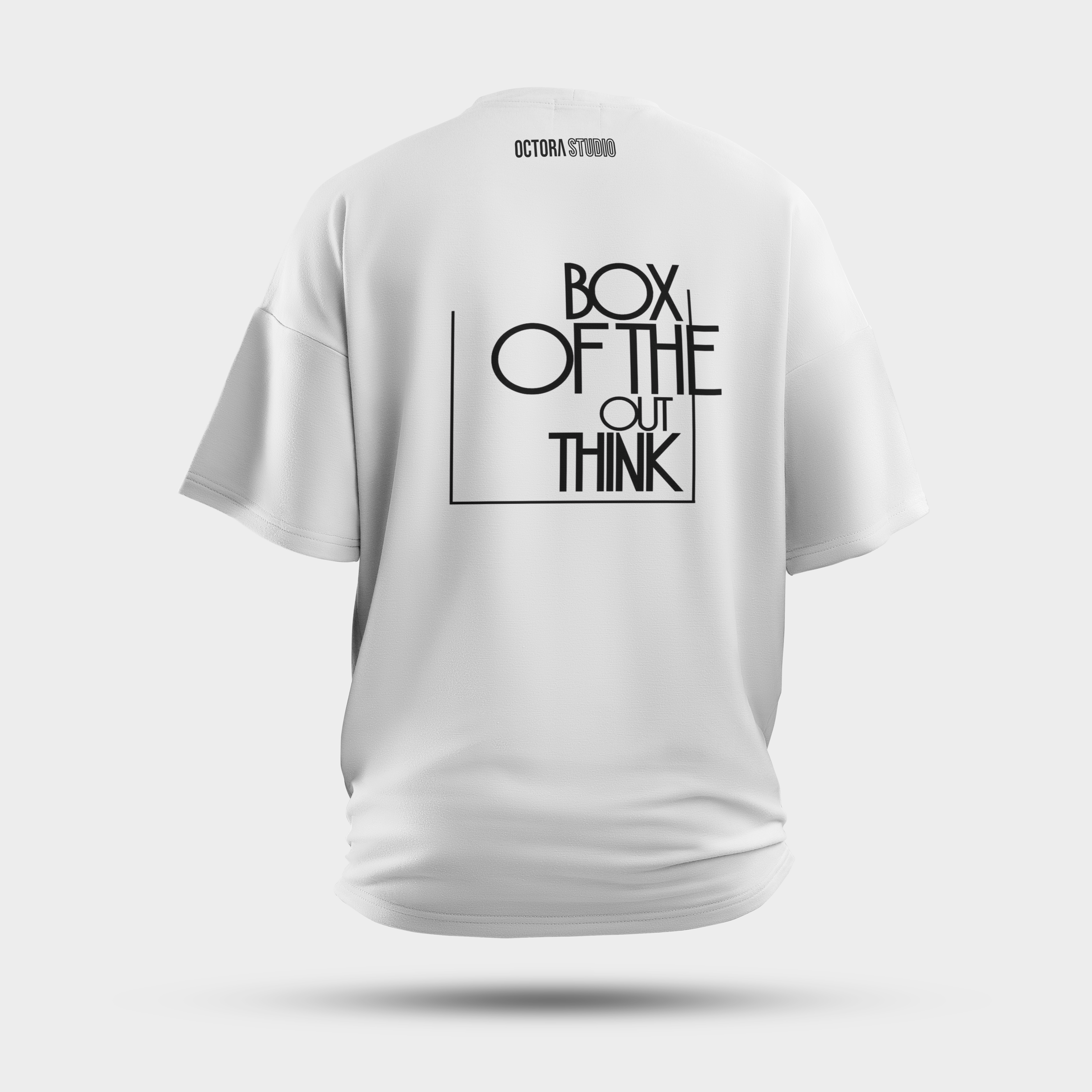 Octora Oversized T-Shirt – Think Out of the Box Edition | 100% Cotton Heavyweight (240–260 GSM)
