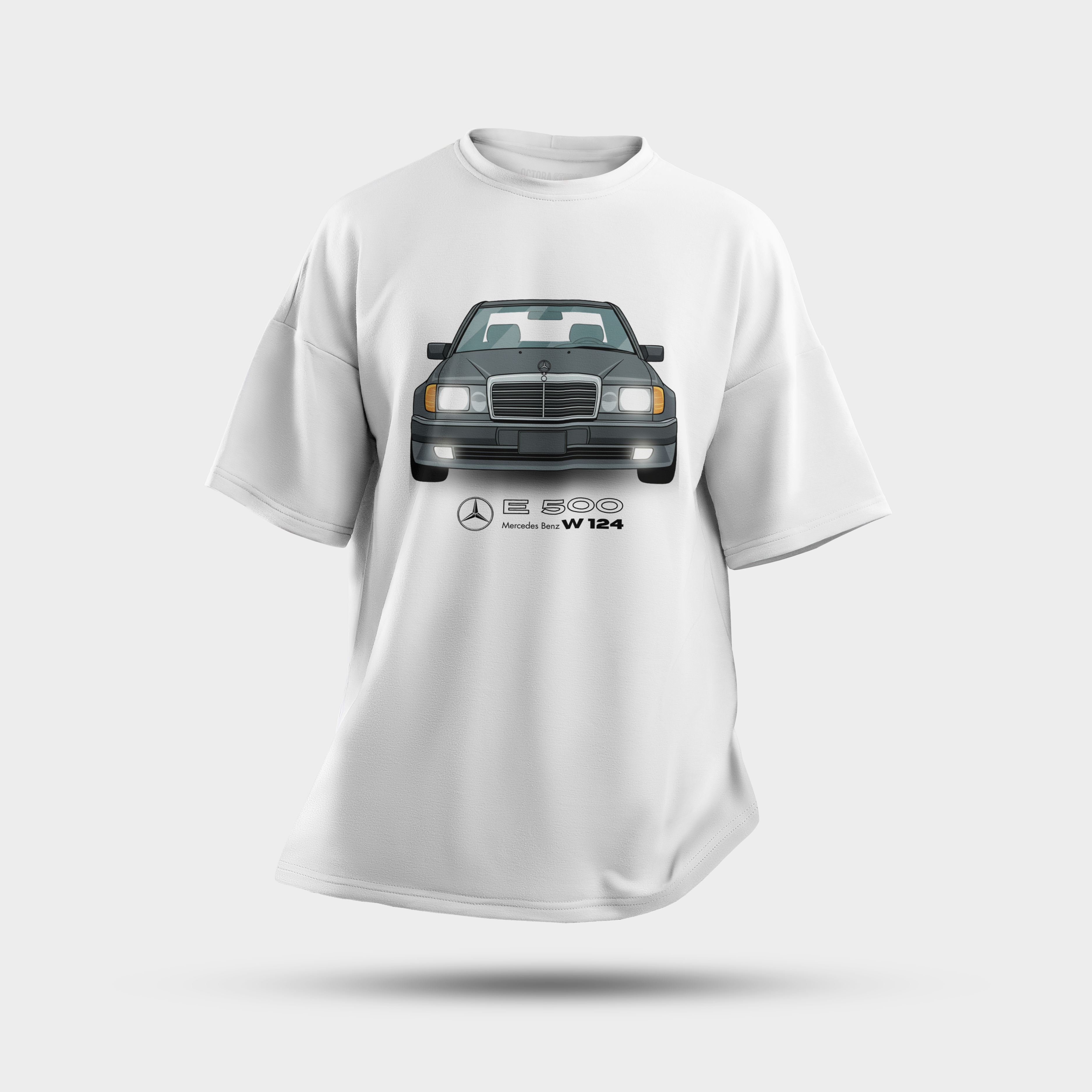 Octora Oversized Printed T-Shirt – E 500 Edition | 100% Cotton Heavyweight (240–260 GSM)