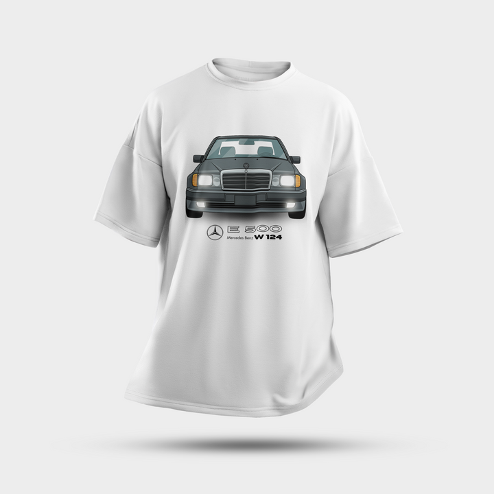 Octora Oversized Printed T-Shirt – E 500 Edition | 100% Cotton Heavyweight (240–260 GSM)