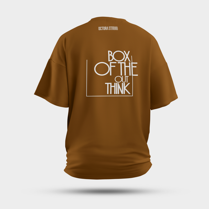 Octora Oversized T-Shirt – Think Out of the Box Edition | 100% Cotton Heavyweight (240–260 GSM)
