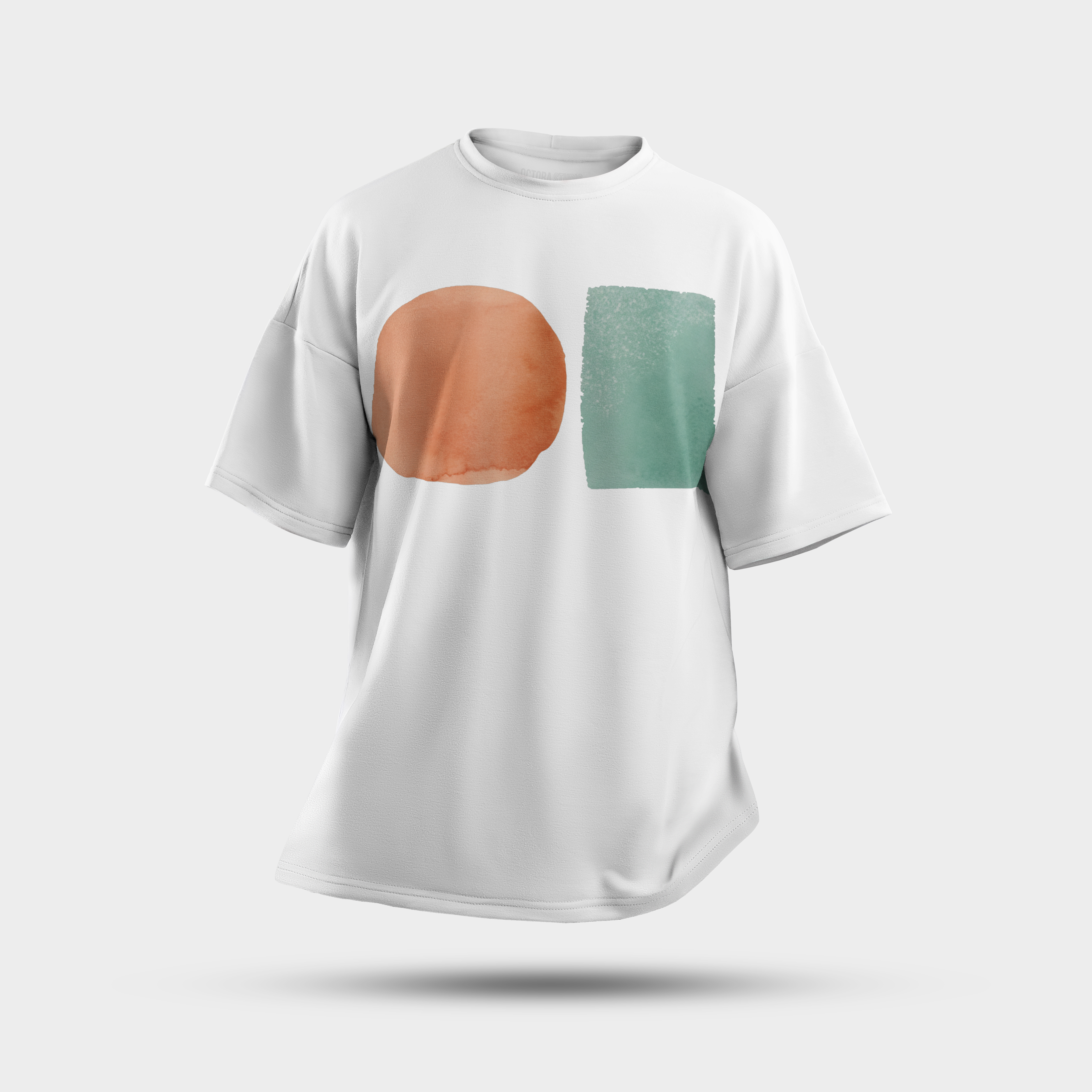 Octora Oversized Printed T-Shirt – Minimalist Edition | 100% Cotton Heavyweight (240–260 GSM)